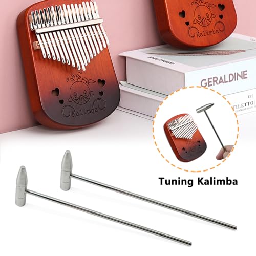Small Hammer for Tuning Kalimba Thumb Piano, Craft hammer Mallet for Small Projects, Jewelry, Watch Band, Handcraft, 2 Pcs - color: 5.1" Little Hammer, 2 Pcs