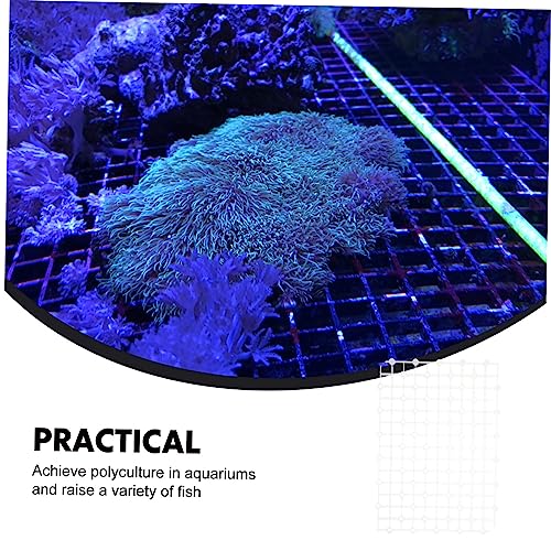 Happyyami 2pcs Aquarium Tank Divider Dense Design Easy Installation Under Gravel Board for Fish Tank White Professional Gravel Boards for Creating Aquarium Environment - color: White