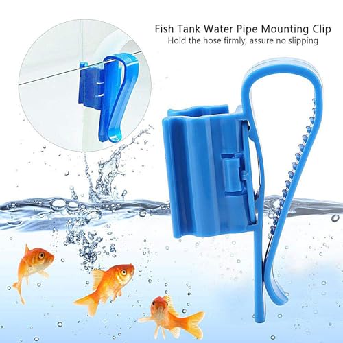 Aquarium Hose Holder | Fish Tank Water Pipe Mounting Clip | Fish Tank Water Pipe Fix Holder for Home Fishes Tanks, Aquarium, Turtle Tanks