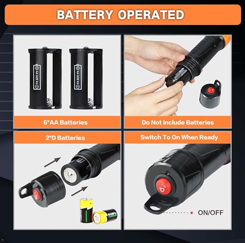 Portable Battery Powered Gas Transfer Pump, Battery Operated Liquid Water/Fuel Transfer Pump with Adjustable Flow Control, 2.2 Gallons per Min, Electric Siphon Pumps for Diesel Fuel Gas Can
