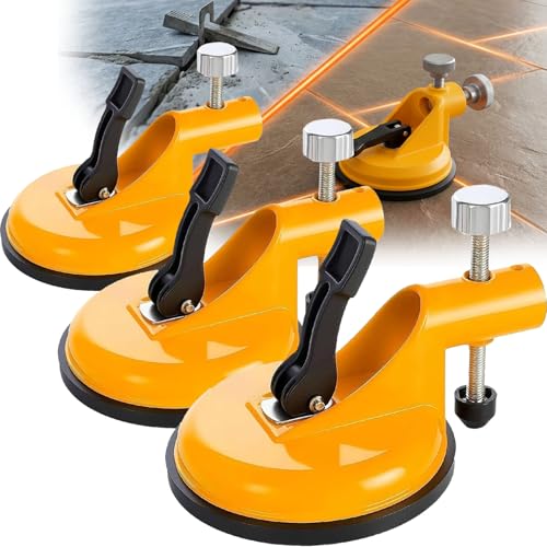 Adjustable Height Setter - Professional Countertop Leveling Tool,Adjustable Height Setter Countertop Leveling Tool- Vacuum Suction Clamp,Professional Installer & Experienced DIY - color: 3pcs