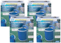 Camco Collapsible Bucket with Storage Case- Durable Pop Up Bucket with Watertight Fabric, Holds 3 Gallons of Water - for RVs, Camping, Fishing, Boating, Hiking - Blue (42993), Blank Ski (Pack of 4) - size: 2.00 L x 10.50 W x 10.50 H inches (Pack of 4)