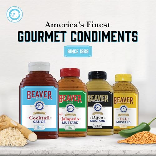 Beaver Brand Cocktail Sauce with Fresh-Grated Horseradish, 13oz, Zesty Seafood & Shrimp Cocktail Sauce - size: 13 Ounce (Pack of 1)