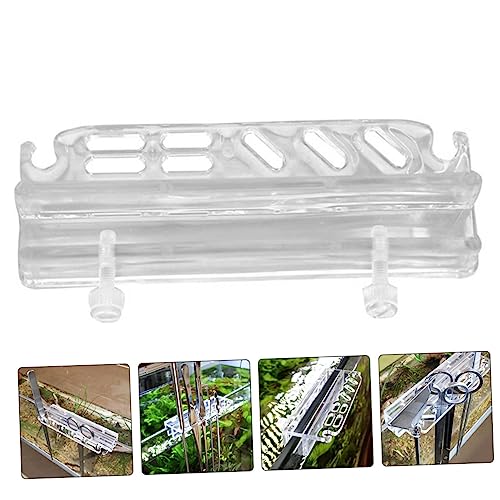 Acrylic Aquascaping Tool Holder Rack for Fish Tank Maintenance Wall-Mounted Organizer for Scissors Tweezers and Tongs and Easy to Install Storage