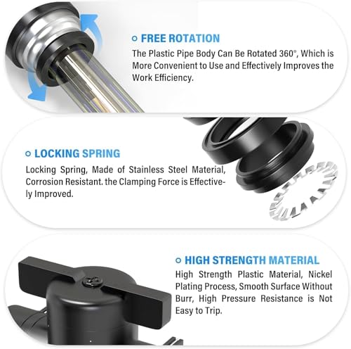TAILONZ PNEUMATIC 1/2 Inch Tube OD x 1/4 Inch NPT Thread Ball Valve Air Flow Control Valve Push to Connect Fitting BVC-1/2-N2（Pack of 3） - size: 1/2"OD x 1/4"NPT/3PCS