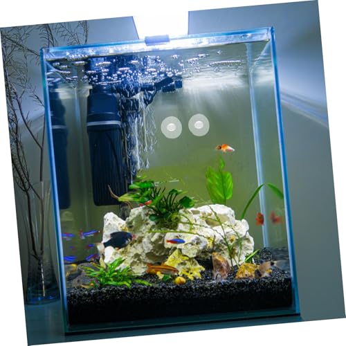 9pcs Suction Cup Clips for Aquarium Air Tubing Transparent Hose Holders Stable Support for Fish Tank Water Pipes Effortless Setup and Reliable Design - size: 3.30X3.30X2.2CM
