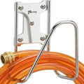 JBscoop Garden Hose Holder, Stainless Steel Wall Mount for Water Hose & Extension Cords, Heavy Duty & Rust Proof