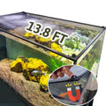 7.5 FT DIY Magnetic Fish Aquarium Anti-Jumping Net Cover, Mesh Screen Netting for Top Cover, Lid Prevents Reptiles from Jumping Out