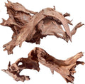 Jorewood Natural Large Aquarium Driftwood for Fish Tanks & Reptile Terrariums – 100% Safe Fish Tank Decorations, 2-Piece 10-14 Inch Unique Twisted Branches Low Tannin, Easy to Sink - size: Mopani Driftwood 10 to 14 Inch (Pack of 2)
