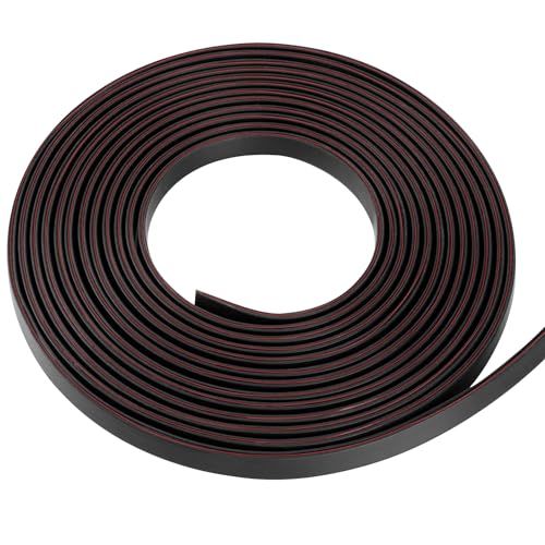 U Channel Silicone Edge Trim Self-Adhesive Silicone Edge Trim Black Edge Protector for Sheet Metal Fit 3/32"(2.4mm) Length 20Ft(6m) - color: Black, size: Fit 3/32" - L 20'