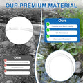 M METERXITY Vinyl Tubing 12mm ID x 14mm OD 30ft Flexible Plastic Tube with 2 Hose Ties, Lightweight Hybrid PVC Hose for Water Gardening/Airline/Aquarium Tubing [Clear] - size: 12mm ID x 30ft