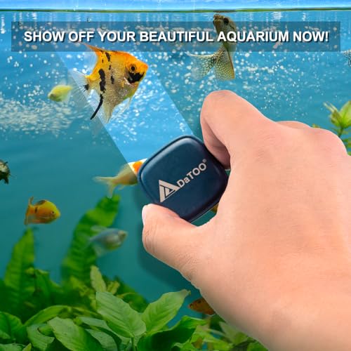 Aquarium Mini Magnetic Scrubber Scraper Small Fish Tank Cleaner Nano Glass Aquarium Cleaning Tools with Super Strong Magnet - size: Nano