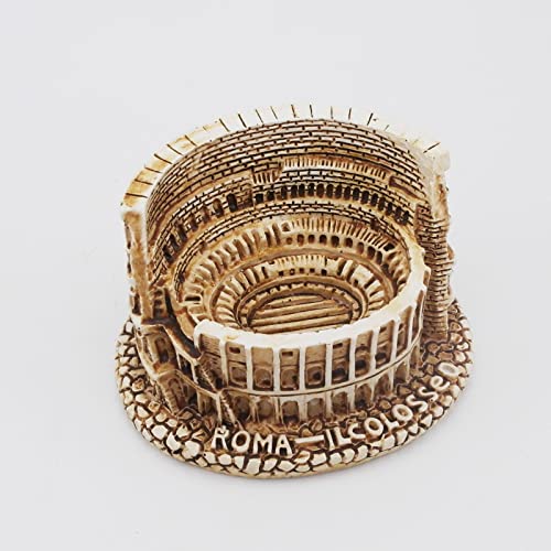 Rome Colosseum Fish Tank Decorations Ancient Arena Amphitheatre Roman Reptile Turtle Lizard Spider Tanks Terrarium Building Décor Ornament Pet - color: Rome Colosseum