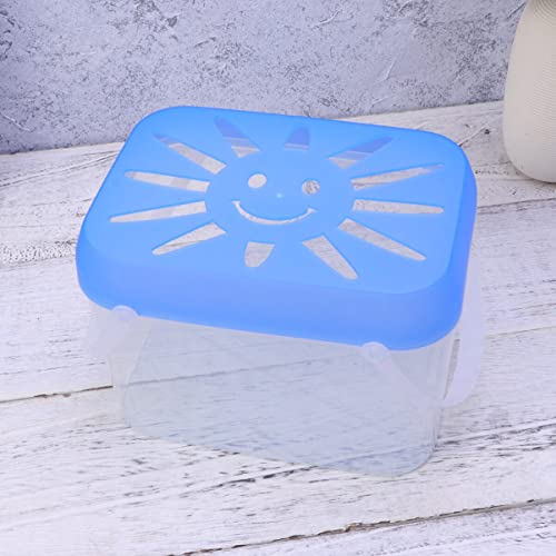 Large Portable Transparent Fish .48 Inch Plastic Aquarium Small Pet Nest for Home Office Restaurant Decoration