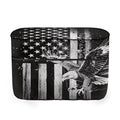 Black American Eagle 20lb Propane Tank Cover with Zipper Dust-Proof RV Propane Tank Cover Weather Resistant Gas Cylinder Covers - color: Black American Eagle, size: S(20LB)