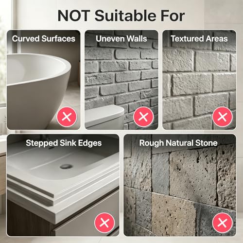 Silicone Shower Splash Guard, Clear, for Bathtub Corners, Washbasin Tubs, and Sinks, 2 Pack