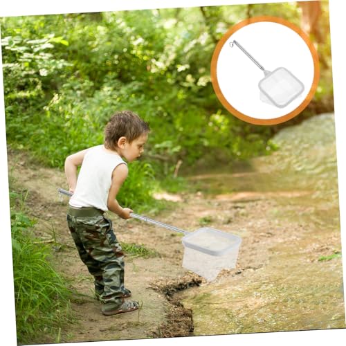 Stainless Steel Telescopic Fishing Net for Fish Tank Small Shrimp Net with Extendable Handle Secure Design for Catching Fish and Shrimp Durable Aquarium Net for Easy Use
