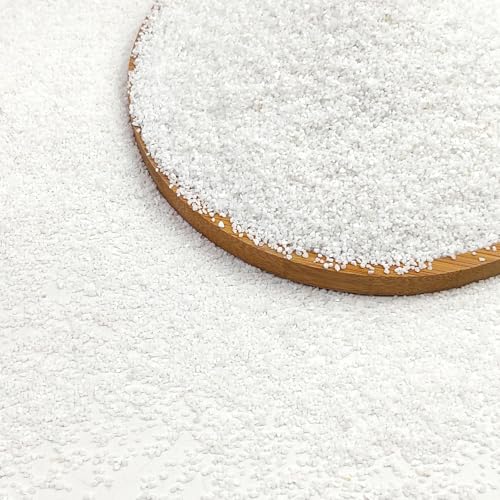 FANTIAN 5 lbs Aquarium White Sand, 0.4-0.8 mm Aquarium Substrate for Fish Tank. Decorative Sand for Fish Tank, Paintings, Plants Potted, Fire Pits, Candle, Vase and Crafts - color: White-XXS, size: 5 LB