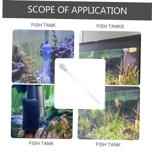 Mini Straws Aquarium Water Changer Fish Tank Vacuum Cleaner Change Tool