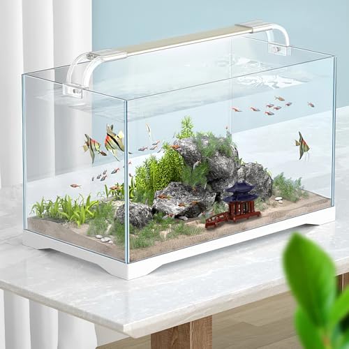 Levemolo Mini Curved Bridge Pavilion Statue Ceramic Fish Tank Decoration Bonsai Ornament for Landscape Realistic Design Sturdy Construction for Garden Aquarium Use