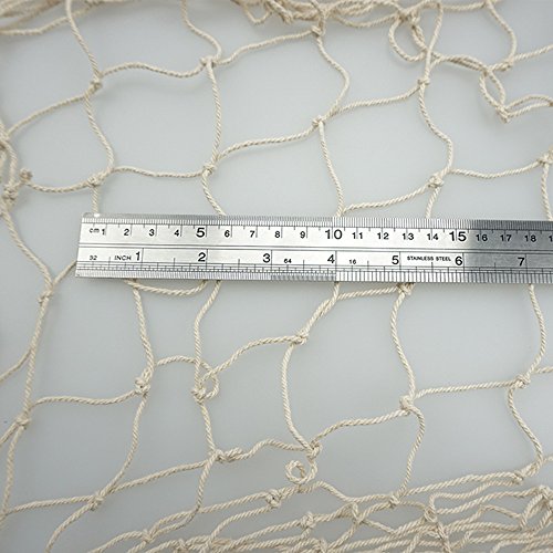 Fishing Net Decor,Fishing Net, Wall Hangings Decor,Mediterranean Style Photographing Decoration, Creamy White