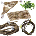 5 PCS Bearded Dragon Hammock, Flexible Jungle Climber Reptile Vines Terrarium Decor Bearded Dragon Tank Accessories for Climbing, Chameleon, Lizards, Gecko, Snakes, Crested Gecko - size: 5 PCS