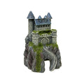 Blue Ribbon EE-1123 Exotic Environments Mountain Top Castle with Moss Aquarium Ornament - style: Castle with Moss