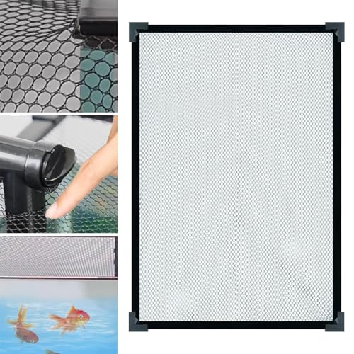 Aquarium Screen Top Cover DIY Kit Anti Jumping DIY Fish Tank Lid Keeps Cat Out Mesh Screen Top Cover Easy to Set up Accessory, 120cmx50cm - size: 120cmx50cm