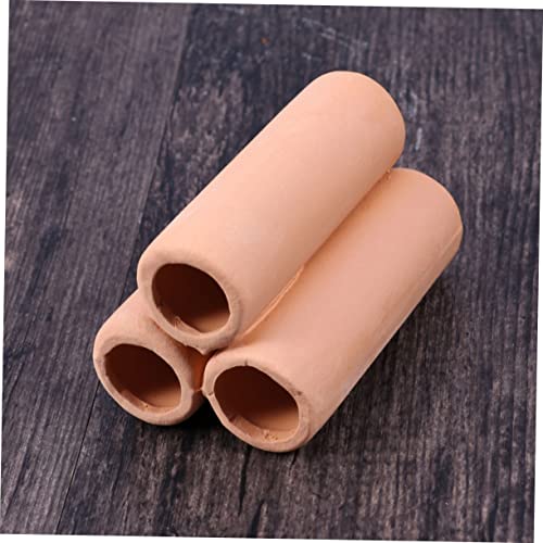 Happyyami Aquatic Plants Moss Tube Cultivating Container Ceramic Mineral Holder for Fish Tank Decoration and Aquatic Plant Growth