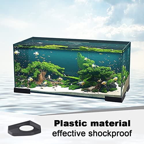 Aquarium Corner Protectors - 8pcs Anti-Vibration & Anti-Skid Pads, Guards for Fish Tank Stand Furniture