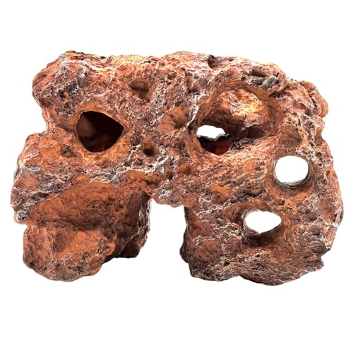 M2cbridge Large Aquarium Resin Holey Rock Decorations Hideouts Mountain Hideaway Caves Aquascaping Color A - color: Color a