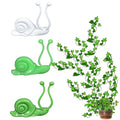 50PCS Plant Wall Clips: Vine Climbing Self-Adhesive Invisible Fixing Hook for Wall & Garden Decoration - size: snail