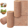Jetec Coconut Liners for Planters, 12 x 240 Inch Natural Coco Planter Roll Liner for Hanging Basket, Reptile Carpet, Fiber Mat, Garden Decoration, Animal Pet Reptile Pad - size: 12 x 80 Inch