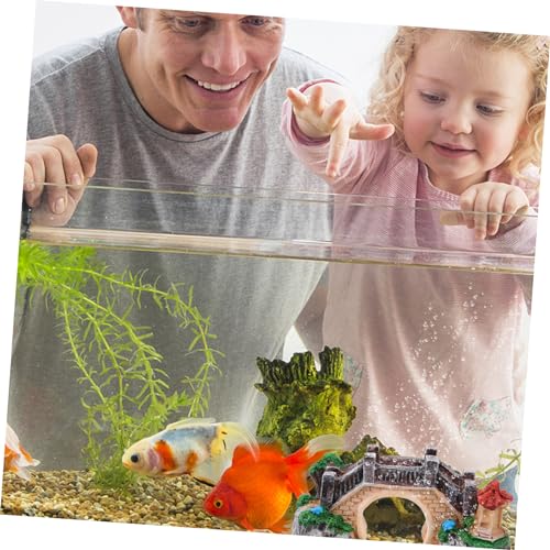 Simulation Bridge Decor for Fish Tank Aquarium Ornament Beautifully Crafted Tiny Bridge for Landscape for Aquatic Decoration Lifelike Design