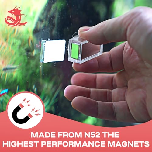 Chihiros Magnetic Aquarium Cleaner for 8-10m Tank - Non-Slip & Scratch-Free Aquarium Magnetic Glass Cleaner - Floating Magnetic Fish Tank Cleaner - Aquarium Cleaning Tools - Nano - size: Nano