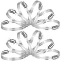TICONN 12PCS Hose Clamp Set - 1''–2'' 304 Stainless Steel Worm Gear Hose Clamps for Pipe, Intercooler, Plumbing, Tube and Fuel Line - size: SAE #20 12PCS 1"~2"