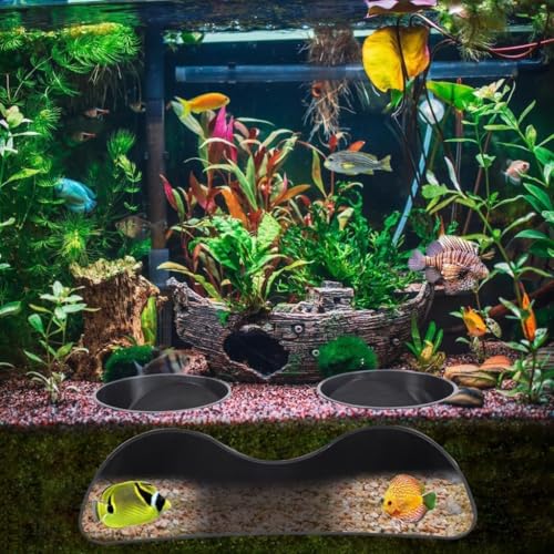 Aquarium Underground Tunnel Cave Natural Curve Two Hole Landscape Decoration, Hiding Place, Shelter, Tunnel, Cave for Shrimp, Fish, Ideal for Various Aquariums