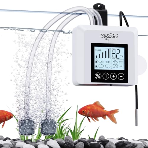 USB Rechargeable Portable Aerator Fish Tank, Battery Powered Silent Air Pump Aquarium Bubbler for Bait Bucket 2.5w, Fishing Oxygen Pumps for Outdoor, Power Outages - color: White