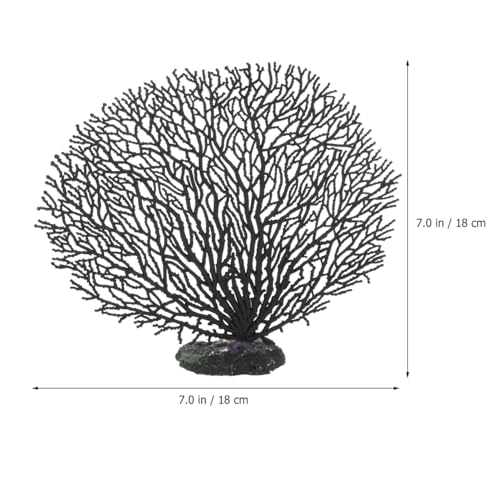 balacoo Faux Coral Decor for Aquarium Fish Tank Delicate Artificial Coral Plant 7.08In Desktop Tank Plant for Home and Office Landscape Decoration