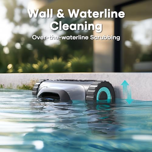Aiper Scuba S1 Robotic Pool Cleaner, Wall & Waterline Cleaning, Cordless Pool Robot with 4 Modes, Smarter Navigation with High-Precision Sensors（Renewed） - color: Obsidian