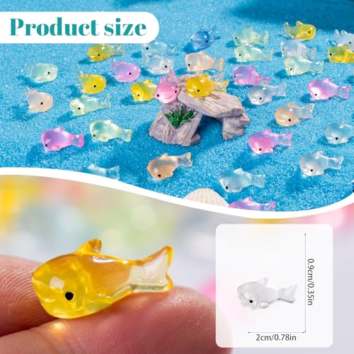 70 Pcs Mini Resin Shark Figurine Bulk Mini Shark Figurine Cake Decorations Cute Miniature Resin Sculpture Ornament Micro Landscape Office Garden Desk Party Tabletop Decor - color: Shark-70p