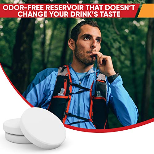 Reservoir Hydration Bladder Cleaning Kit - 6-In-1 Water Reservoir Cleaning Kit Of 3 Brushes, Collapsible Frame, (12) Cleansing Tablets & Carry Pouch - Cleaner Set For Back Pack Bladder