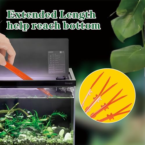 5-Pack Reptile Feeding Tongs Set - Hygienic Anti-Slip Orange Tweezers for Bearded Dragons, Lizards, Snakes, Aquariums & Small Animals(Five Colors to Choose from) - color: Orange