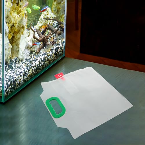 SHINEOFI Reusable Fish Transport Bag with Oxygen Support, 30x30x45cm Portable Live Fish Shipping Container, Handheld Aquatic Transport Packaging for Young Fish and Fisheries