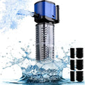 coospider-repta Aquarium Filter for 100-300 Gallons Tank, Powerful 660GPH Internal Fish Tank Filter, Pump Submersible Filter with Sponge for Large Fish Tanks, Turtle Tanks