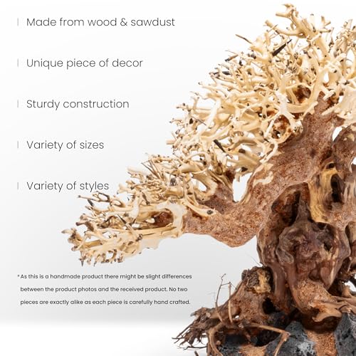 Ultum Nature Systems Bonsai - Handcrafted Hardscape Driftwood for Aquarium, Terrarium, Vivarium, Natural Aquascape Hardscape Decorations, Aquascaping Hardscape for Live Aquatic Plants - 012, Medium