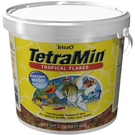 TetraMin Nutritionally Balanced Tropical Flake Food for Tropical Fish, 2.2 lbs - size: 2.2 Pound (Pack of 1)