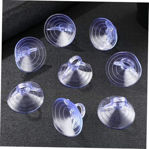 Alipis Aquarium Suction Cups: 12PCS Clear Aquarium Plant Holder with Clips - Small Suction Cups for Fish Tank Decoration Moss Shrimp Nest Reptile Hammocks