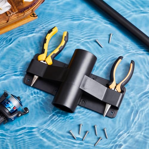 Net and Gaff Holder, Fishing Net and Tools Holder, Boat Docks and Garage Walls Mounted with Screws, Fishing Tool Storage Accessories