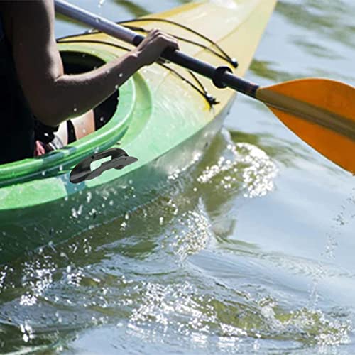 Kayak Paddle Holder Clips(Including Screws),Deck Mounted Universal Kayak Paddle Clip & Fishing Net Clip